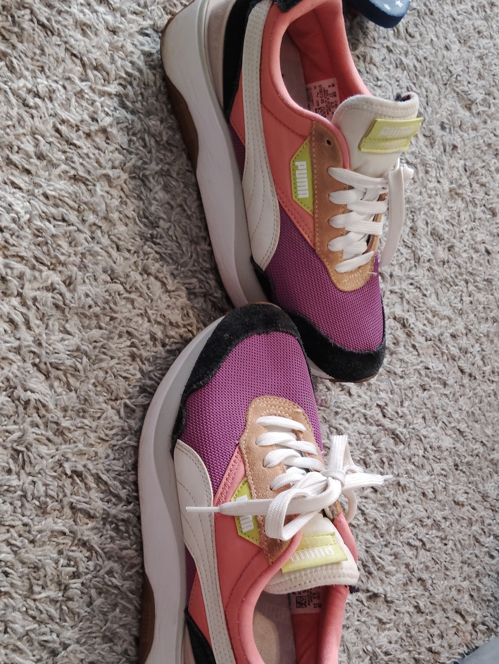 Puma Women’s Purple Pink Multicolor Retro Runner Sneakers